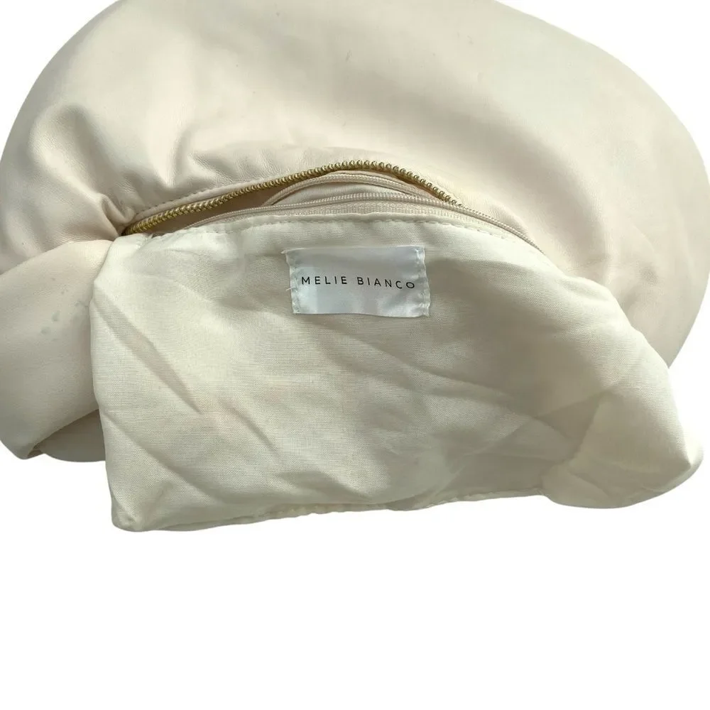 Melie Bianco Elegant Cream Hand Bag